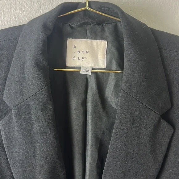 A New Day Black Single Breasted Blazer - Picture 2 of 6